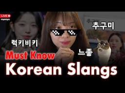 Learn These Korean Slang Words Before It’s Too Late! (추구미, 럭키비키, 억텐, 찐텐, 느좋 & More)