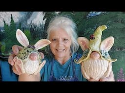 How to Throw and Handbuild Eggs for Bunny Gnomes (Part 1)!