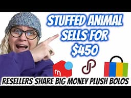 $2 Goodwill Bins Sold for $450 on ebay Resellers Share Big Money Plush BOLOs What Sold