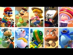 Mario Kart World - All 50 Characters & Costumes So Far