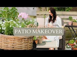 COTTAGECORE BACKYARD REFRESH 🪴🌷 spring diy & thrifted patio decorating ideas