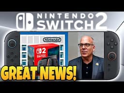 Nintendo President Just Confirmed GREAT NEWS for Switch 2!
