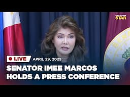 LIVESTREAM: Senator Imee Marcos holds a press conference