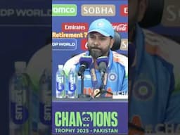 ROHIT SHARMA SAYS DON’T START A RUMOUR ABOUT MY RETIREMENT PLEASE 🙏 ICC CHAMPIONS TROPHY ‘25 WINNER