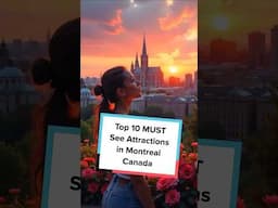 Top 10 MUST SEE attractions in Montreal Canada #shorts #montreal #canada