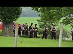 Authorities to provide update on search for shooting suspect in lawmaker's death