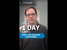 🚨1 Day Left to File Your US Expat Taxes! 🚨