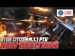 🔴Star Citizen 4.1.1 PTU New Ship Combat Missions & Space Locations
