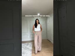 Amazon Fashion Try-On Haul - Pants Edition (tall girl friendly)