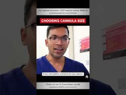 Choosing Cannula Size | #shorts #ivcannulation #anesthesiology #nurse