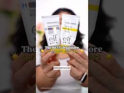 The BEST Drugstore SPF Primers (e.l.f. Woah Glow vs. Invisible Sunscreen) ☀️ #spf #elfcosmetics
