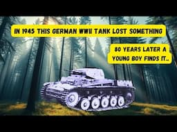German WW2 Panzer pieces found by a little boy. AMAZING artifacts !