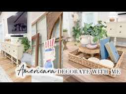 AMERICANA DECORATE WITH ME // PART 2 // CHARLOTTE GROVE FARMHOUSE