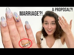 ENGAGEMENT NAILS! Let's talk about marriage. || Nails & Cocktails Ep. 6