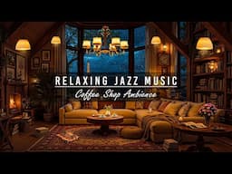 Jazz & Rain by the Window 🌧️ Cozy Attic Cafe Ambience & Relaxing Rain Sounds for Deep Sleep, Working