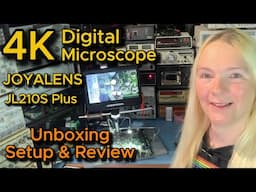 JOYALENS JL210S Plus 4K Digital Microscope - A Useful Electronics Tool!