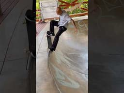 North Shore BNB Bowl Skating, Fakie 5-0 Grind, Nose To Pivot - Joel Jutagir #skateboarding #shorts