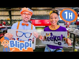 Building with Blippi and Meekah! | Blippi | Kids Songs | Moonbug Kids
