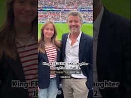 King FREDERIK  and Daughter Princess JOSEPHINE LOVELY MOMENTS #beauty #love #lovely
