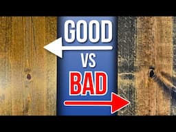 Stain Like the PROS (do this before you apply stain)