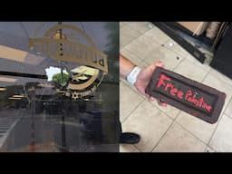 Police searching for suspects after brick thrown through Mass. business window