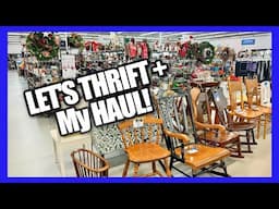 THRIFT WITH ME! & MY HAUL! Thrifting 2024 #43