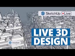 Modeling Death Star Trench in SketchUp | Star Wars Day Live Stream