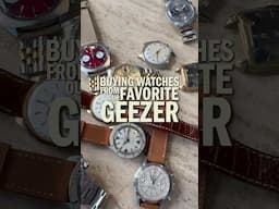 Buying Vintage Watches w/ David #vintagewatches #watches #rolex #vintagerolex #omegawatches #tudor