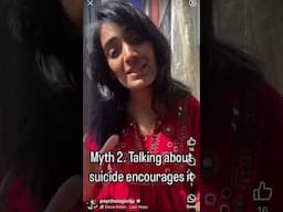 3 Myths Everyone Must Know About Suicide #Youth #india #suicideawareness