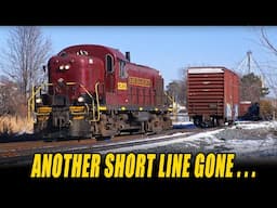 Another Short Line Gone: 70 Year Old Locomotive Shifts & Kicks Cars in Final Days