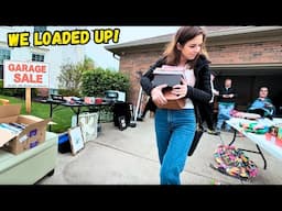 SO MANY GARAGE SALES!!!!