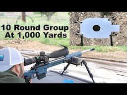 10 Round Group At 1,000 Yards Long Range Challenge - Episode 4