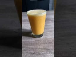 Jugo de naranja y mango