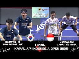 AMAZING FINAL KIM/SEO (KOR) vs GUTAMA/ISFAHANI (INA) [MD] KAPAL API Indonesia Open 2025 Badminton