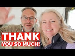 A huge thank you! Important channel news