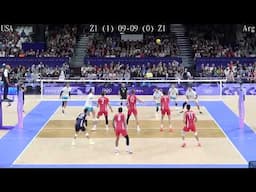 Volleyball USA - Argentina Amazing FULL Match 2024 Paris Olympics