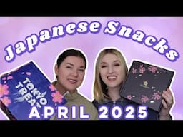 TRYING JAPANESE SNACKS 🌸 | TokyoTreat + Sakuraco | April 2025