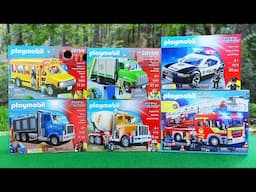 덤프트럭 소방차 장난감으로 직업 체험 놀이 Dump Truck Toys