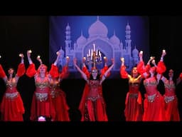 Belly dance with candelabra - Fire magic