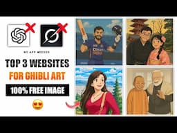 Ghibli Image Generator Free | How to Create Ghibli Image | Instagram Trending Cartoon Photo Editing