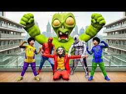 Pro 3 SpiderMan TEAM VS 3 Bad Guy TEAM, Rescue the Mischievous White Spider | LIVE ACTION SpiderMan