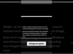 Microsoft Word as a Teleprompter