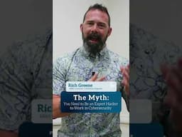 The Myth: You Need to Be an Expert Hacker to Work in Cybersecurity