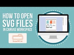 How to Import SVG Files to CanvasWorkspace for ScanNCut ⭐ & How to Recolor