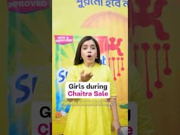 🤣 Girls During Chaitra Sale 🛍️ #shorts #munnaunplugged #Ad