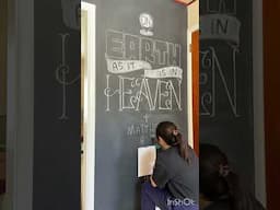 #chalkart #bibleverse #onearthasitisinheaven