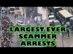 The largest ARREST of scammers in the world!