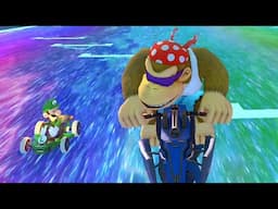 Mario Kart 8 Deluxe Online Multiplayer Walkthrough Part 34 Route to Mario Kart World with Funky Kong