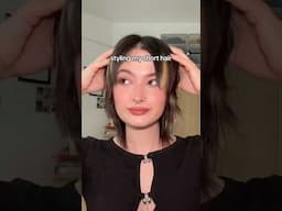 styling short hair 😳 mullet pixie #mullet #pixie #shorthair #hairtok #shorthairstyles #hairstyle
