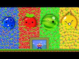 When Mario Has Too Many 1-UP Mushrooms and Upgrading to the SUIKA Watermelon BIGGEST EVER?